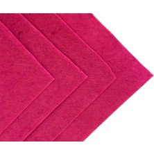 Fuşya Rengi Metrelik Ince Keçe Kumaş Keçe 1 mm Aktivite Keçesi Renkli Keçe 1 Metre (100 cm x 100 Cm)