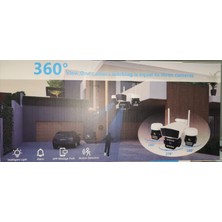 O-kam  Okam 3036 Pro, 9mp, Wifi, 3 Lens, Akıllı Kamera, Yapay Zeka, Insan Algılama, Uzak Izleme,