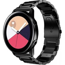 Voyo Galaxy Watch 7 44MM Saat Kordonu Metal Baklalı Klasik Kayış VY04