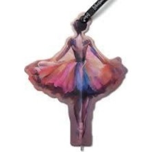 If Eclectionery Flat Kalemli Kitap Ayracı - Ballerina