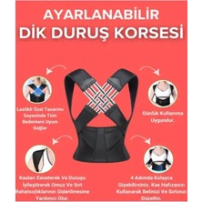 Ankaflex Ortopedik Kadın ve Erkek Dik Duruş Düzeltici Korse Sırt Omuz Korsesi Postür Omurga Kemeri Dik Oturma Aparatı