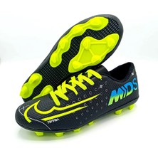 Sprit 001 Erkek Çocuk Krampon Futbol Ayakkabısı Siyah - Sarı