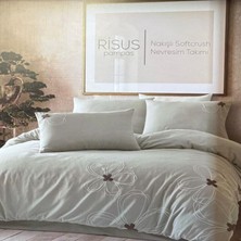 Risus Pampas Çift Kişilik %100 Pamuk Nevresim Takımı