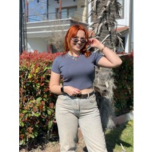 Likralı Ribana Basic T