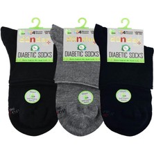 Dündar Kadın Unisex Bambu Konç  Şeker Çorap 0614 - 6 Adet