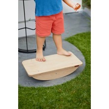 Yat Design Crafts Denge Tahtası Balance Board Doğal Ahşap Çocuk Oyuncak