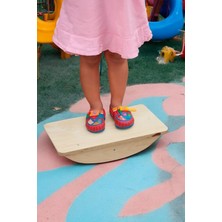 Yat Design Crafts Denge Tahtası Balance Board Doğal Ahşap Çocuk Oyuncak