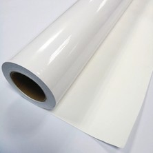 Parlak Beyaz Lake Yapışkanlı Folyo, 100  cm  x 10 Metre Mobilya, Masa, Dolap Kaplama Folyosu No: 2012