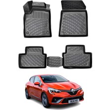 Renaut Clio 5 2019 Sonrası 3D Havuzlu Paspas