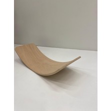 Yat Design & Crafts Denge Tahtası 90cm X 30cm Balance Board Doğal Ahşap Çocuk Oyuncak