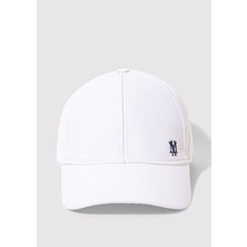 Mavi Mühür Logo Nakışlı Beyaz Şapka 0911882-620
