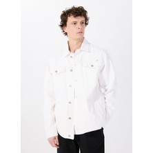 Mustang Kırık Beyaz Erkek Denim Ceket M5SM-CKT1883
