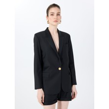 Sorbe Normal Siyah Kadın Ceket The Daıly Jacket 1023