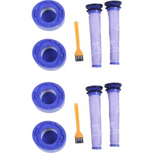 Jindamai V8 Ön Filtre + Hepa Son Filtre Için 4'lü Yedek Paket, V7 Animal Absolute Kablosuz Elektrikli Süpürge ile Uyumlu (Yurt Dışından)