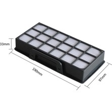 Jindamai Hepa X-TW7647EA RO7623 RO7634 RO7691EA Elektrikli Süpürge Parçaları Kompakt Aksesuarları Için 2x Filtre Kiti (Yurt Dışından)