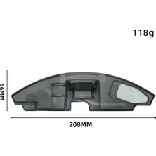 Jindamai S7 Maxv Ultra/s7 Maxv/s7 Pro Robot Süpürge Parçaları Için Uyumlu 4 Paspas Pedi ile Yedek Su Tankı (Yurt Dışından)