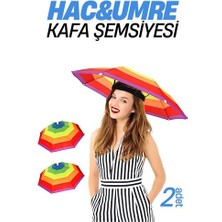 Modacar Hac Umre Kafa Şemsiyesi Güneş Koruma Şemsiyesi 2 Adet