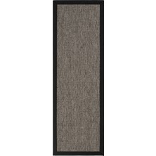 Cool Halı Berlin M406 Gri Yolluk Uzun Antre Hol Koridor Halısı Yatak Odası Halısı Hasır Doku Sisal Halı Yolluk