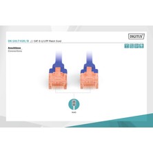DIGITUS DK-1617-020/B CAT6 PATCH KABLO MAVİ 2 METRE