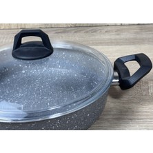 Att Ravelli Maxima Extra 26 cm Granit Karnıyarık Tencere Gri ( Pilavlık )
