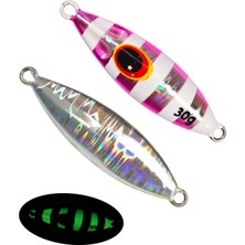 De Beers Tolu Slow Bee Slow Pitch Jig 30G 40G 60G 80G 100G 120G Shore Casting Jigging Kaşık Yem Glow Tuzlu Su Balıkçılığı Yemi Kancalı (Yurt Dışından)