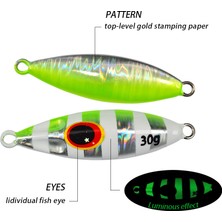 De Beers Tolu Slow Bee Slow Pitch Jig 30G 40G 60G 80G 100G 120G Shore Casting Jigging Kaşık Yem Glow Tuzlu Su Balıkçılığı Yemi Kancalı (Yurt Dışından)