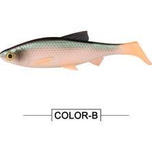 De Beers Spinpoler 3D River Roach Kürek Kuyruklu Swimbait Yumuşak Balıkçılık Yemi 8cm 10CM 13CM Walleye Levrek B Pike Yapay Yem Wobbler (Yurt Dışından)