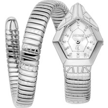 Just Cavalli JC1L358M0015 Kadın Kol Saati Gümüş Renkli Metal Kordon Suya Dayanıklı Quartz 3 ATM