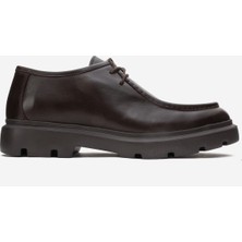 Dericlub Erkek Kalın Taban Comfort Ayakkabı  Deri Cr 2646 Kahverengi