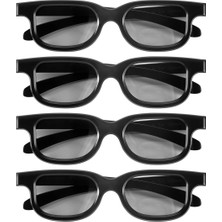 Aetherial Sinema Imıx Ekranı Için 4 Adet Polarize Pasif 3D Gözlük (Yurt Dışından)