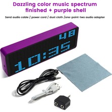 Aetherial LED Müzik Spektrum Ekranı Rgb Işık Renkli Pikap Atmosfer Lambası Ses Kontrolü Seviye Göstergesi (Yurt Dışından)