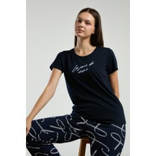 Arnetta Kadın Lacivert Pijama Takımı