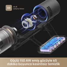 Dreame Z10 Station Kablosuz Elektrikli Süpürge/dikey Süpürge - 2.5l Otomatik Toz Hazneli, Akıllı Dik Süpürge, Halı, Sert Zemin, Fayans ve Evcil Hayvan Tüyü Için Güçlü Yer Temizliği, Hafif
