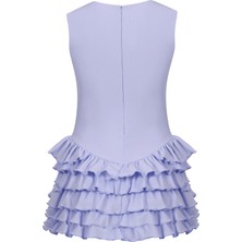 Sardinya Halter Yaka Fırfırlı Şortlu Elbise
