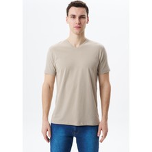 Ar-ma Erkek Regular Fit Basic Süprem V Yaka Tişört Y29364453102