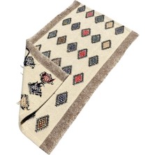 El Dokuma %100 Yün Küçük Kilim 67X108 Karışık Renkli Yün Kilim