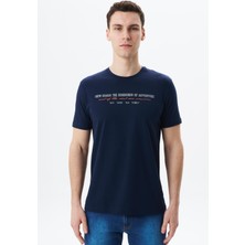 Ar-ma Erkek Regular Fit Baskılı Süprem Bisiklet Yaka Tişört Y29344453302