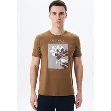 Ar-ma Erkek Regular Fit Baskılı Süprem Bisiklet Yaka Tişört Y29344453202