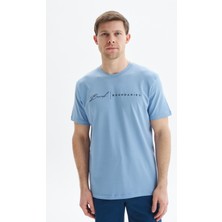 Ar-ma Erkek Bisiklet Yaka Tişört Regular Fit %47 Modal %47 Pamuk %6 Likra Süprem Yazı Baskılı Y29344472502