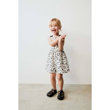 La’ciel Paris Çiçek Desenli Keten Tulum