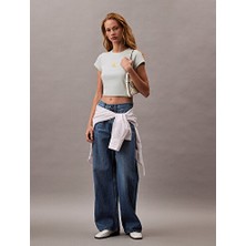 Calvin Klein A- Monogram Baby Tee