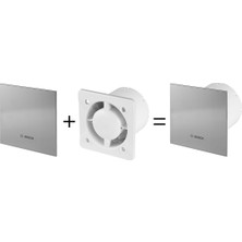 Bosch Banyo Aspiratörü / Fanı   1700 Serisi İnoks 125 mm çap