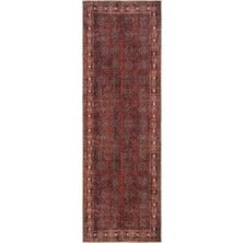 Cool Halı Private Bordo Eskitme Halı Vintage Halı Yolluk Dijital Baskı Halı Makinede Yıkanabilir Salon Halısı