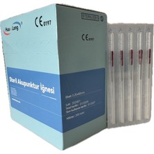 Hualong Akupunktur Iğnesi Kuru Iğne 0.25X40MM 200LÜK Paket 5 Kutu 1000 Adet