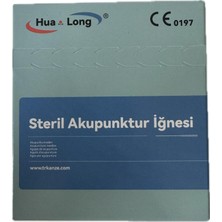 Hualong Akupunktur Iğnesi Kuru Iğne 0.25X40MM 200LÜK Paket 5 Kutu 1000 Adet