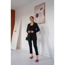 Elbee Fashion Woman Ceket ve Pantolon Takım