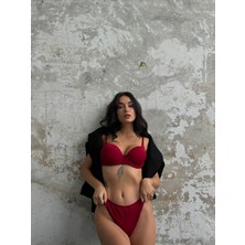 Günlük Vişne Takım (Sütyen&külot)