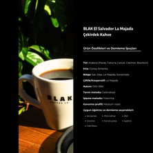 Blak Coffee Co. El Salvador La Majada Çekirdek Kahve - 250 gr