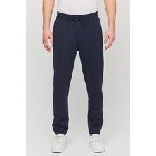 Erkek Slim Fit Beli Lastikli Ipli Likralı Çelik Örme Jogger Pantolon