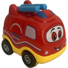 Vardem Oyuncak Eğlenceli Sürtmeli Tekerli Renkli Sevimli Polis Itfaiye Ambulans Arabalar